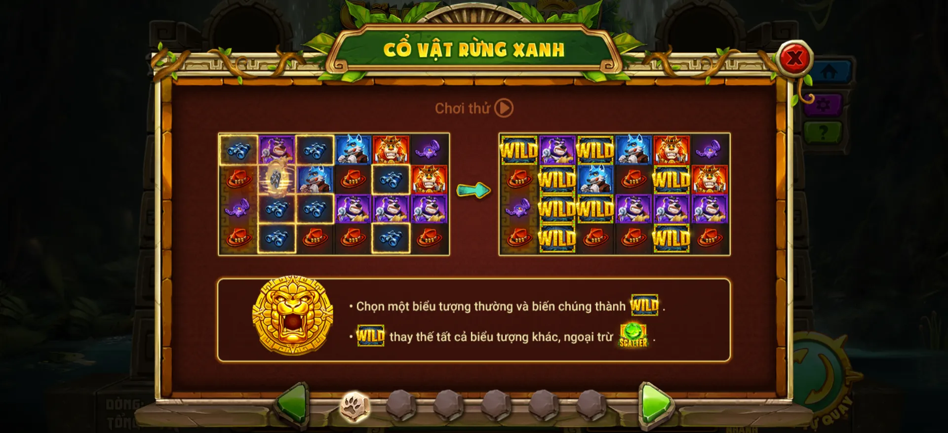 Tham khảo luật game đơn giản của trò chơi