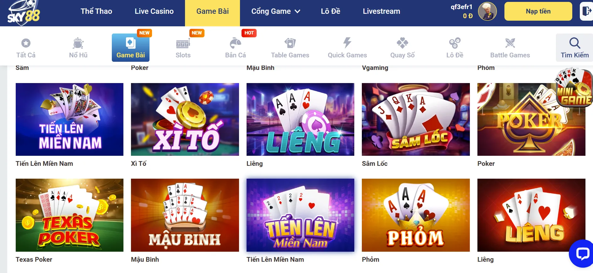 Thỏa sức trải nghiệm sự thú vị từ game bài Liêng