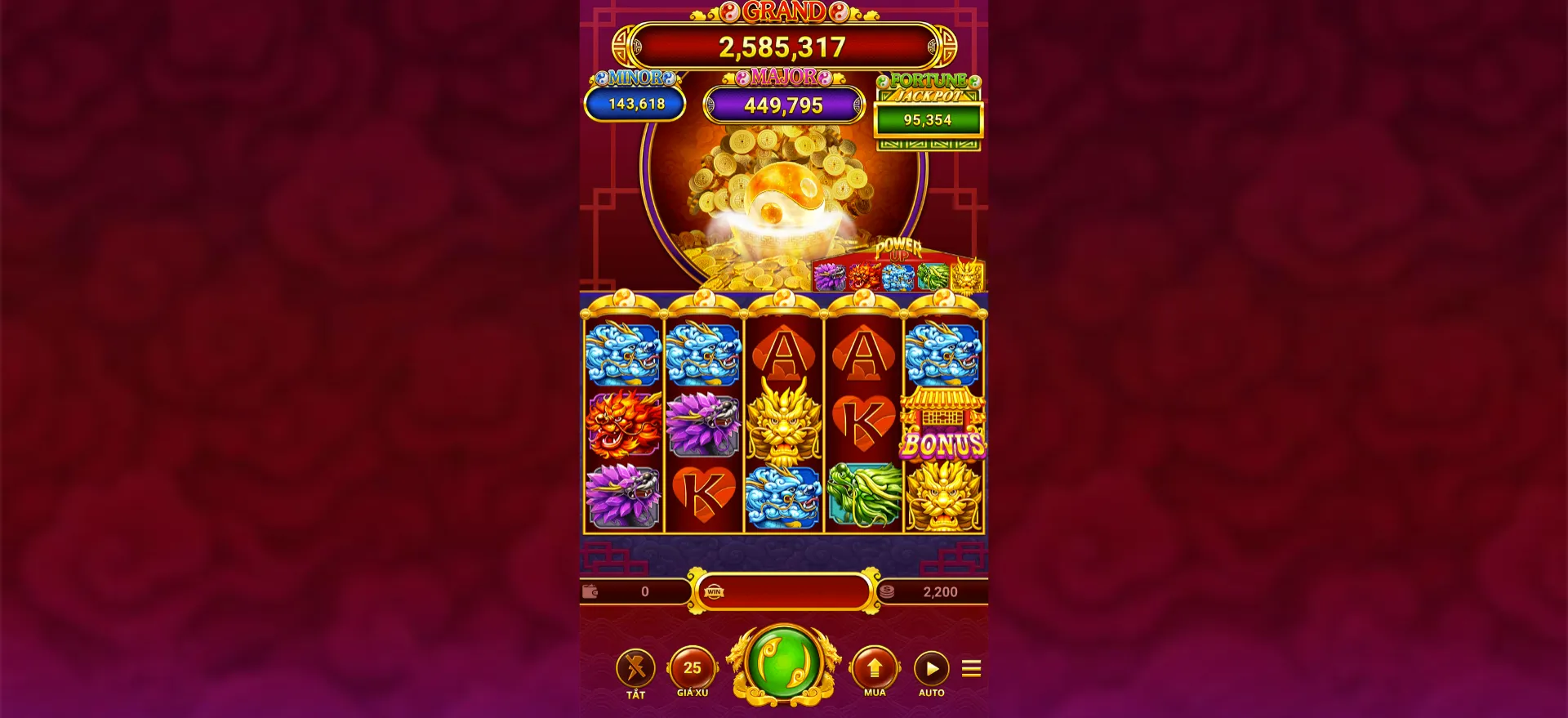 Đắm chìm vào giao diện đỉnh cao của slot game