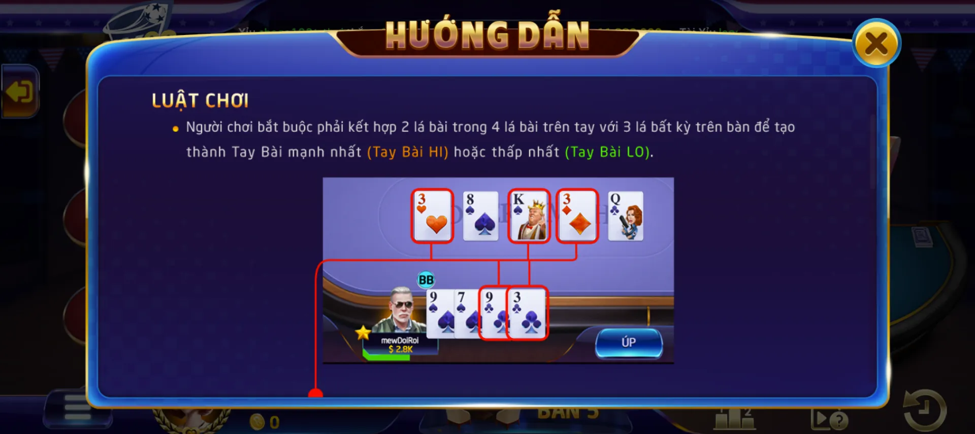 Hướng dẫn chi tiết về luật game Poker