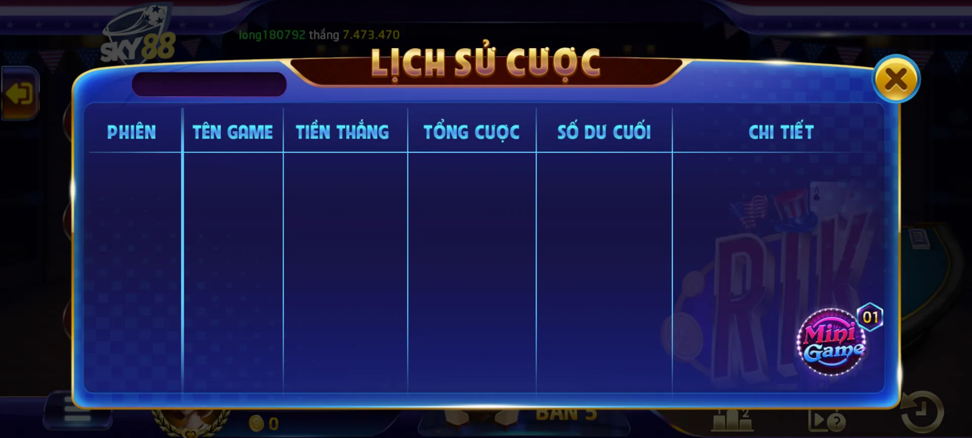 Theo dõi lịch sử cược tại Poker 